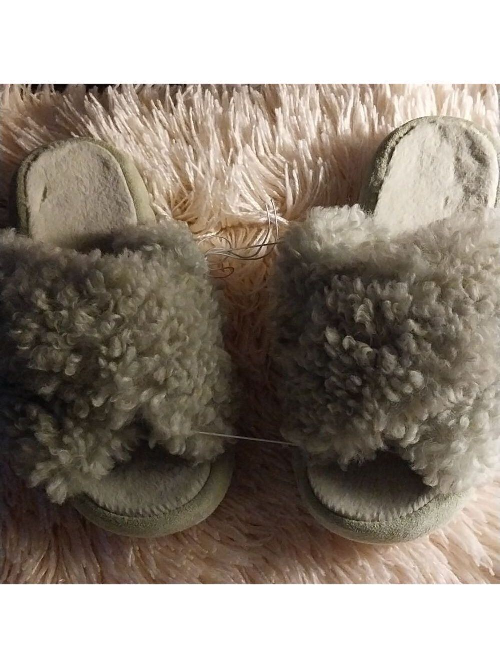 New Smiry Women's Fluffy Furry House Slippers Size 7.5-8.5 - Picture 6 of 8